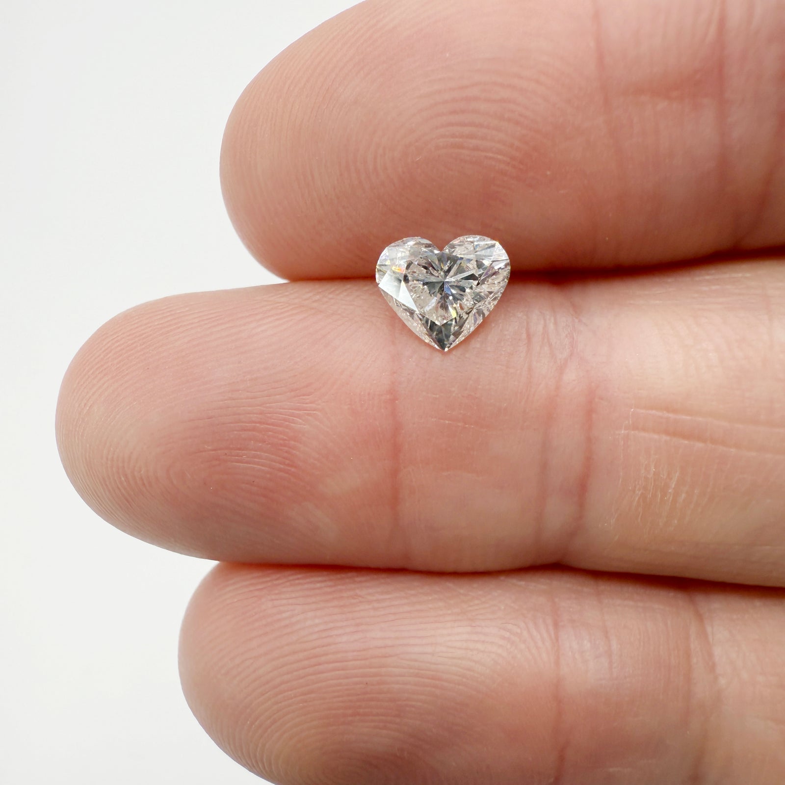 1.20ct | G/SI2 Heart Shape Brilliant Cut Diamond (GIA) - Modern Rustic Diamond