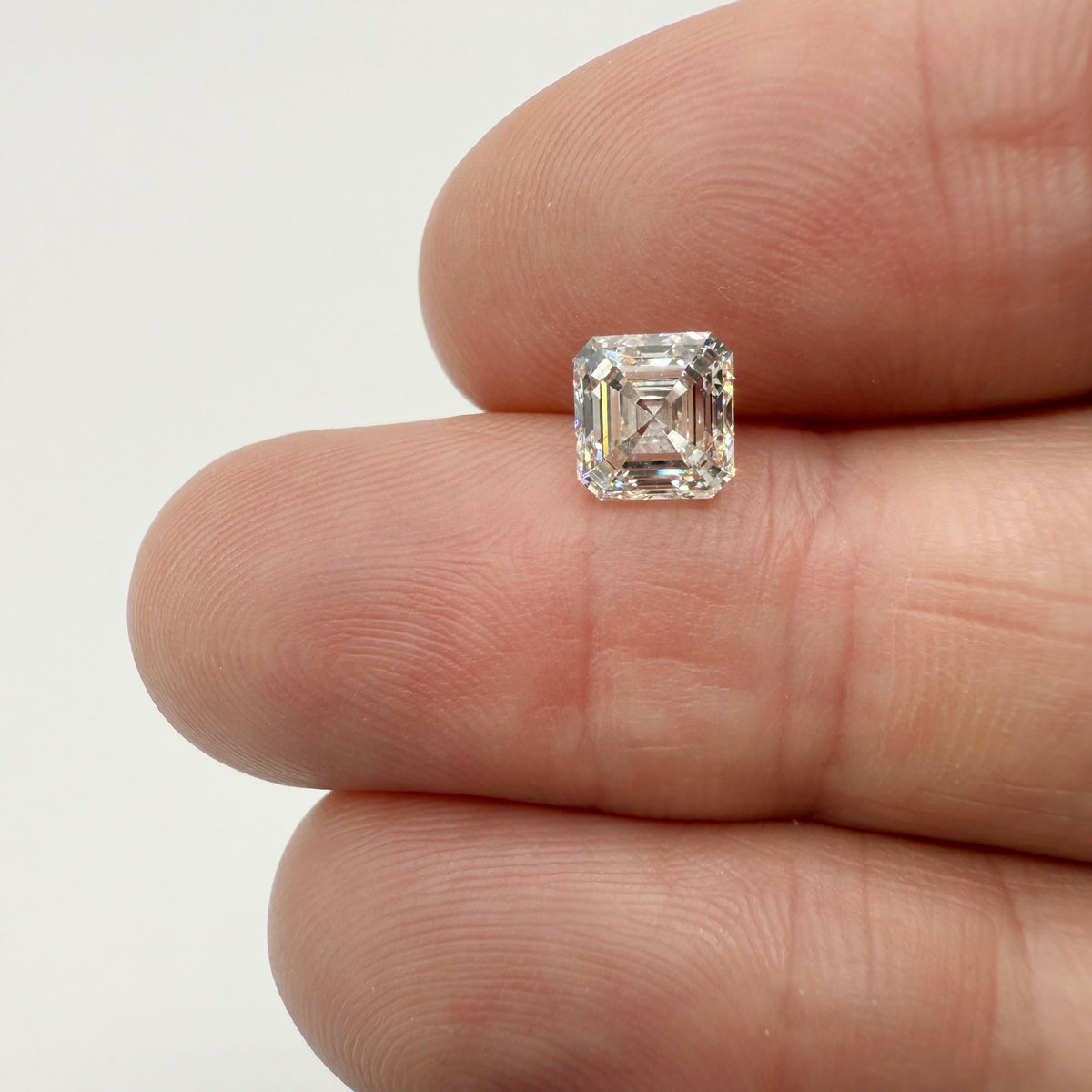 1.52ct | J/VS1 Asscher Shape Step Cut Diamond (GIA) - Modern Rustic Diamond