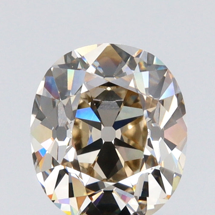 1.56ct | Q-R/VS1 Oval Shape Old Mine Cut Diamond (GIA) - Modern Rustic Diamond