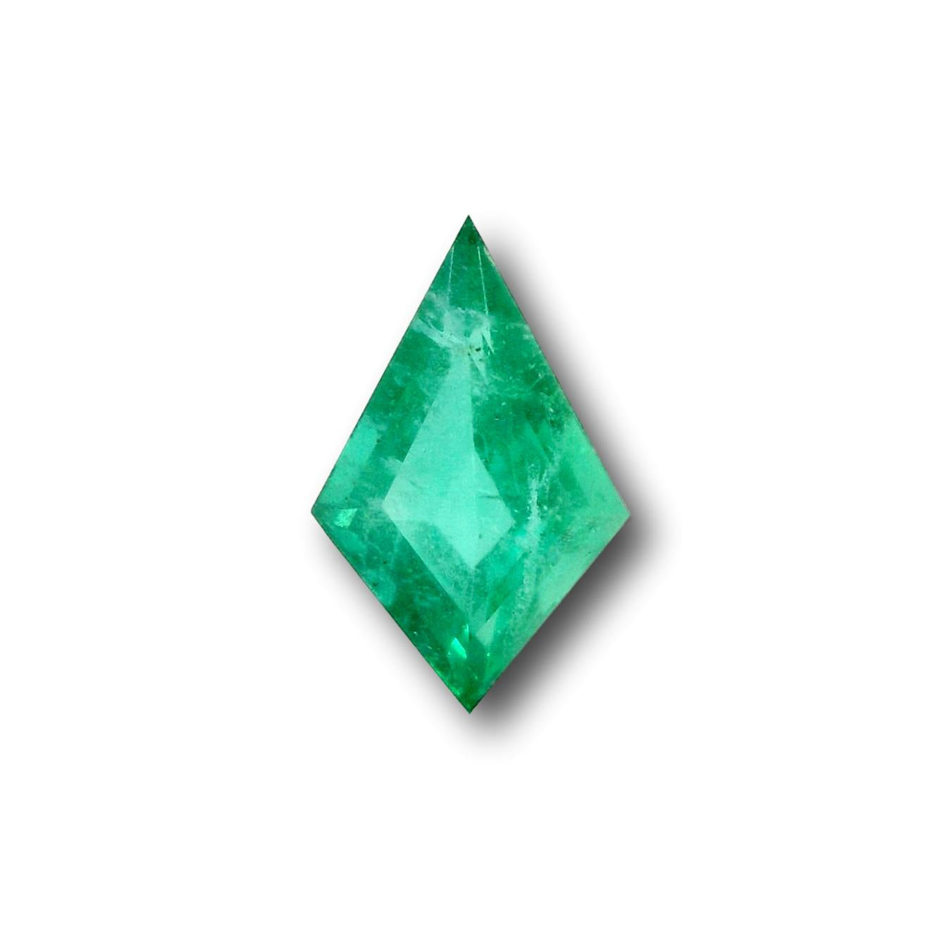 1.67ct | Green/ Kite Shape Step Cut Diamond - Modern Rustic Diamond