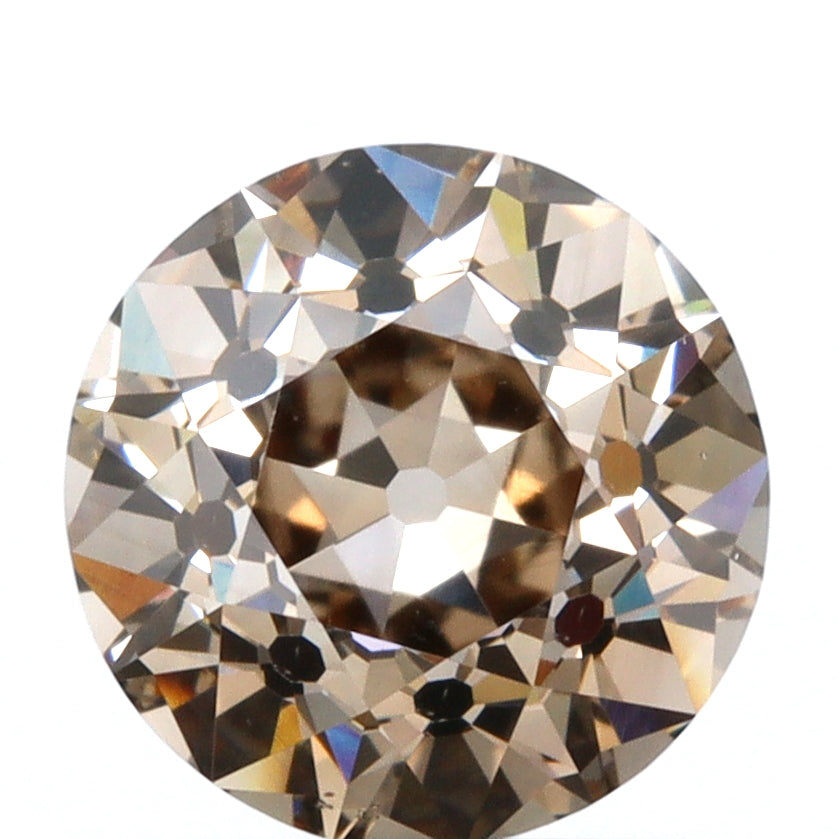 1.14ct | Q-R/VS2 Round Shape Old European Cut Diamond (GIA) - Modern Rustic Diamond