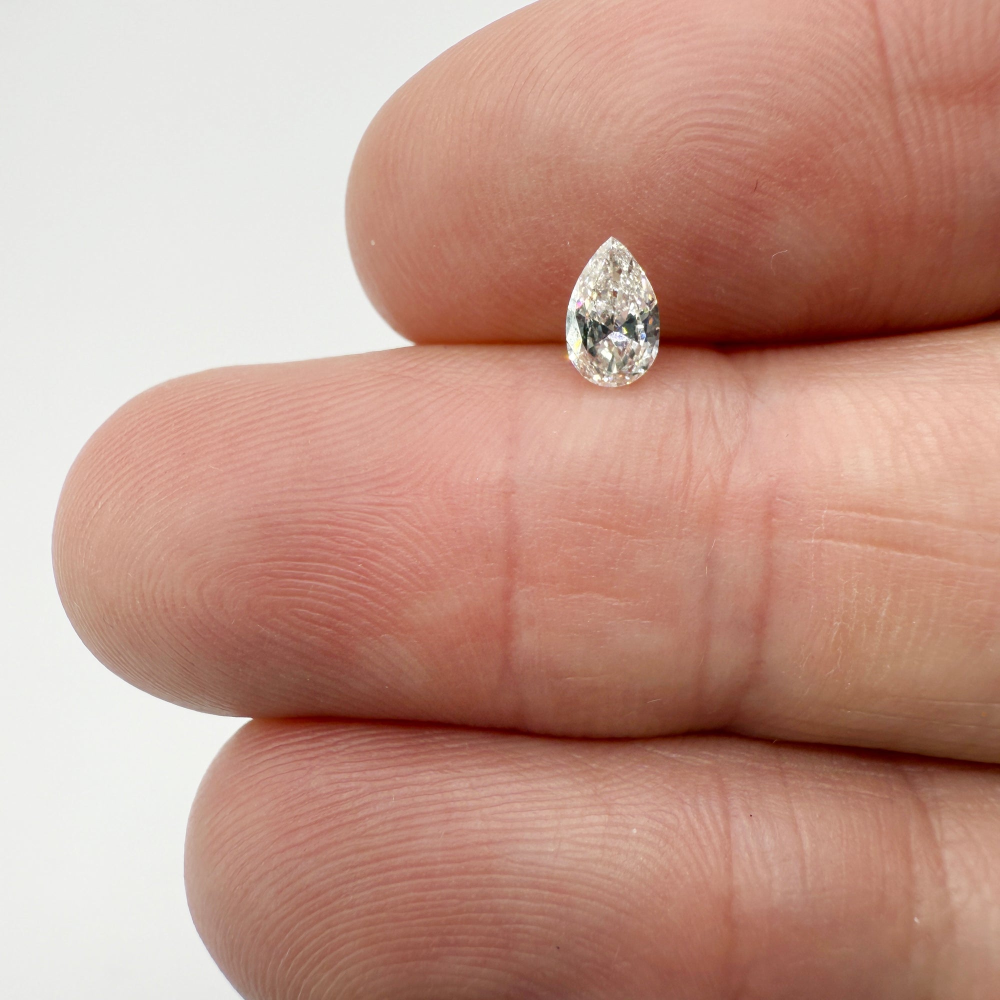 0.30ct | I/VVS1 Pear Shape Brilliant Cut Diamond (GIA) - Modern Rustic Diamond