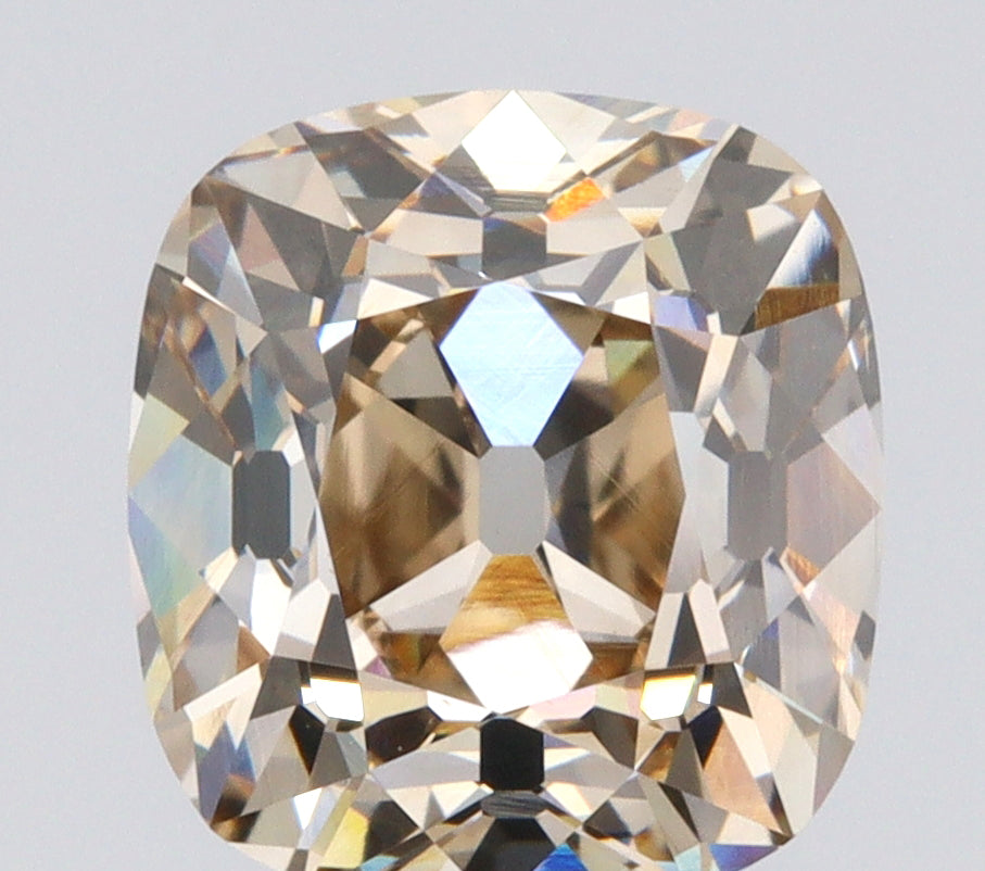 2.56ct | W-X/VS1 Cushion Shape Old Mine Cut Diamond (GIA) - Modern Rustic Diamond