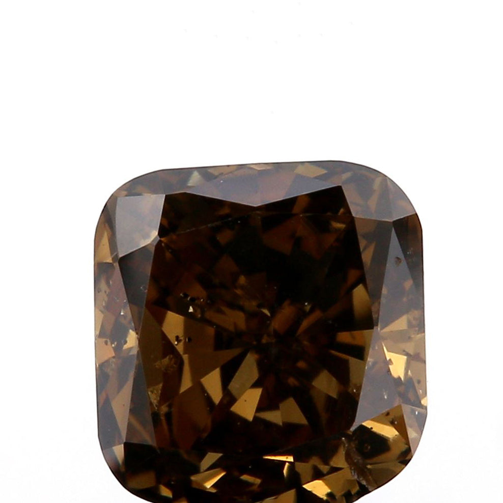 1.00ct | Cognac SI Cushion Shape Brilliant Cut Diamond - Modern Rustic Diamond