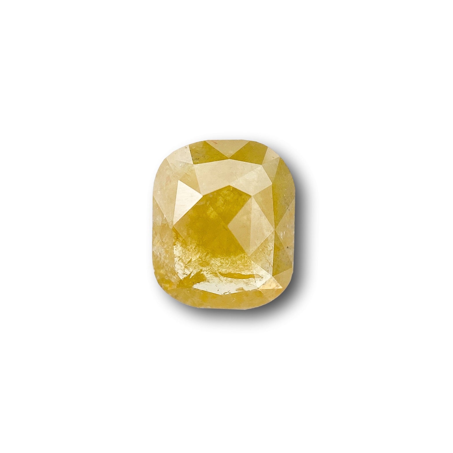 0.89ct | Rustic  Cushion Shape Rose Cut Diamond - Modern Rustic Diamond