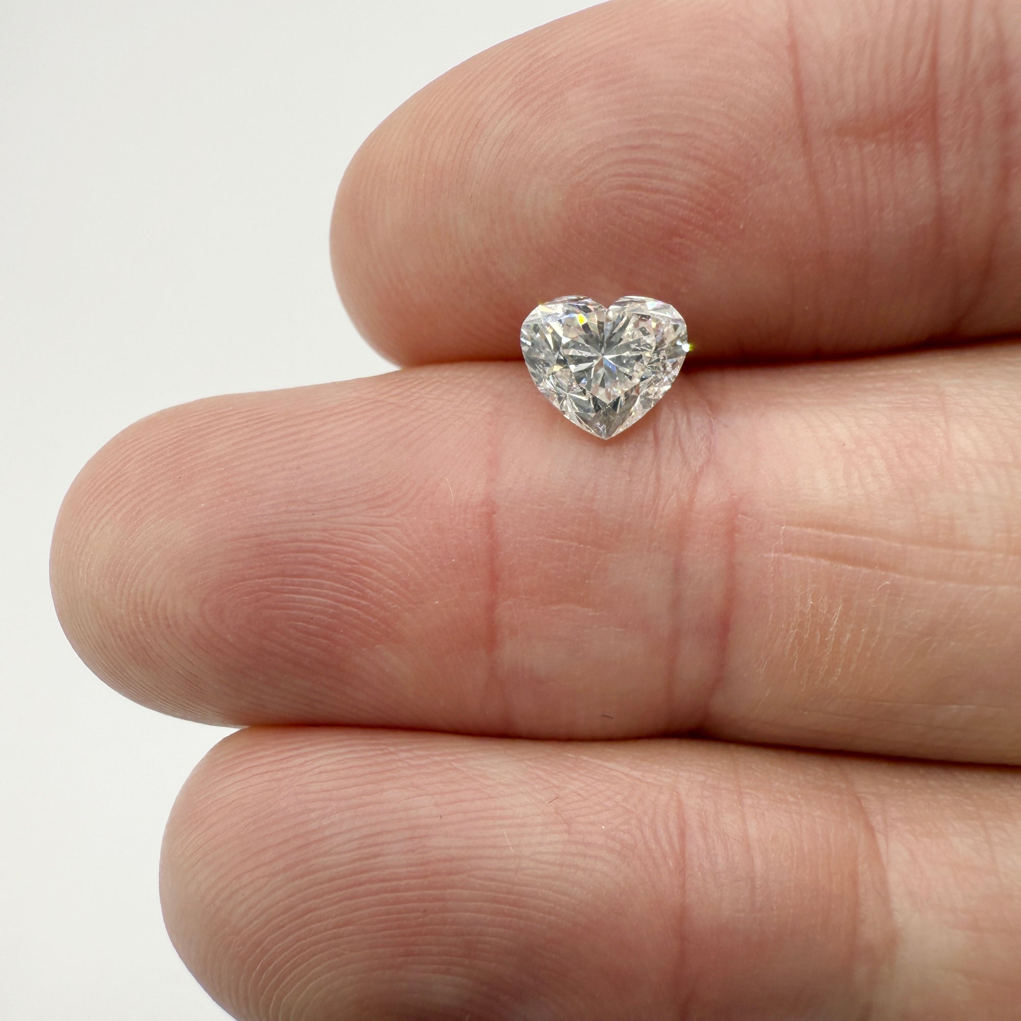 1.50ct | J/SI1 Heart Shape Brilliant Cut Diamond (GIA) - Modern Rustic Diamond
