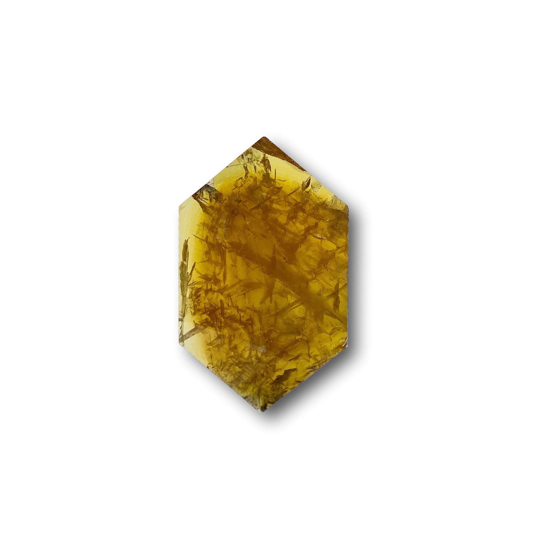 1.29ct | Salt & Pepper Hexagon Shape Rose Cut Diamond - Modern Rustic Diamond