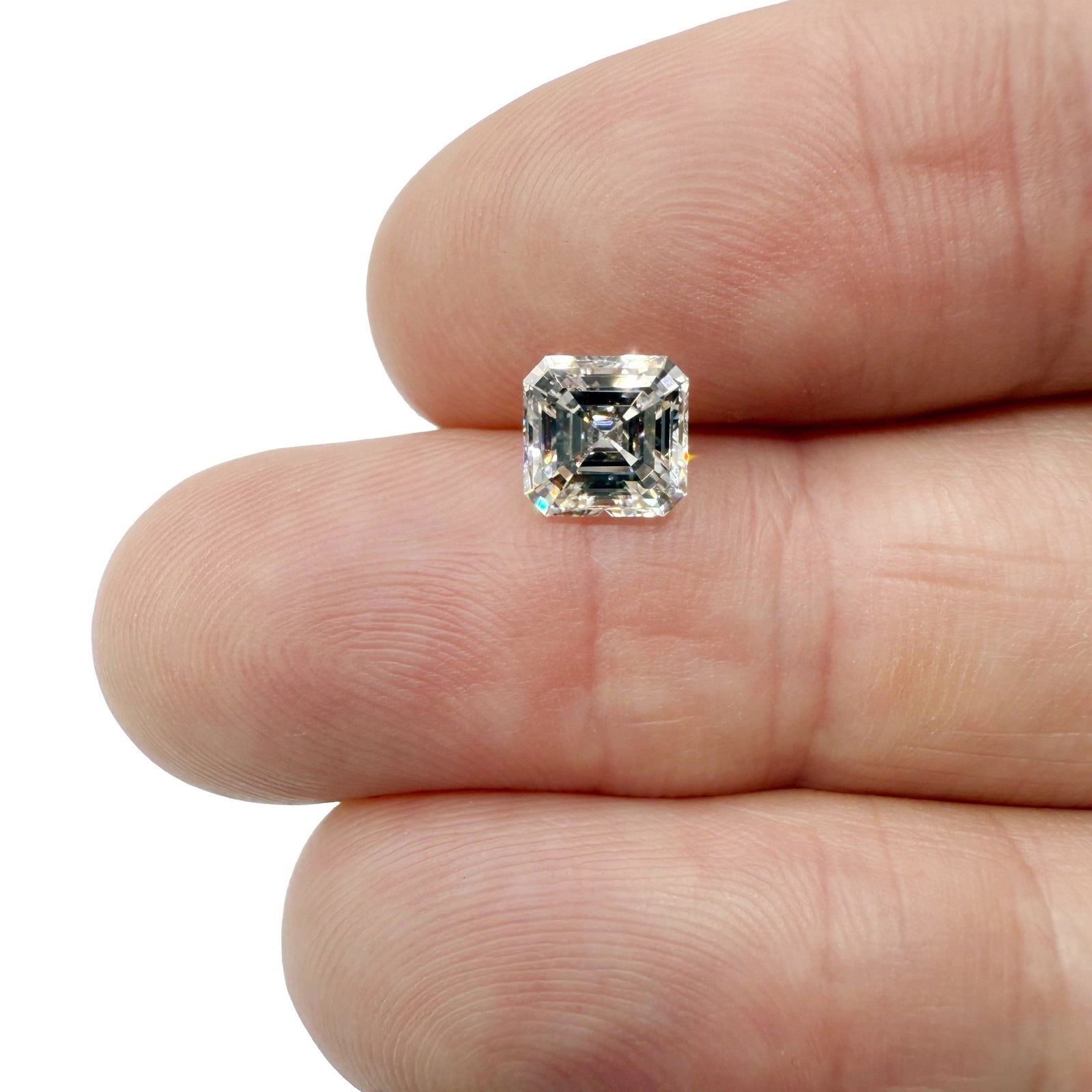 1.50ct | L/SI1 Asscher Shape Step Cut Diamond (GIA) - Modern Rustic Diamond