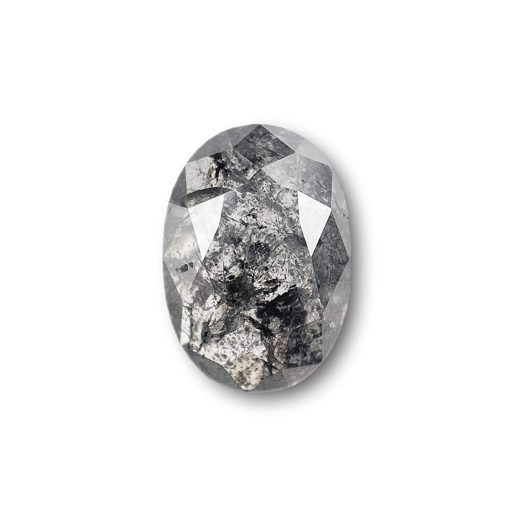 1.28ct | Rustic Oval Shape Rose Cut Diamond - Modern Rustic Diamond