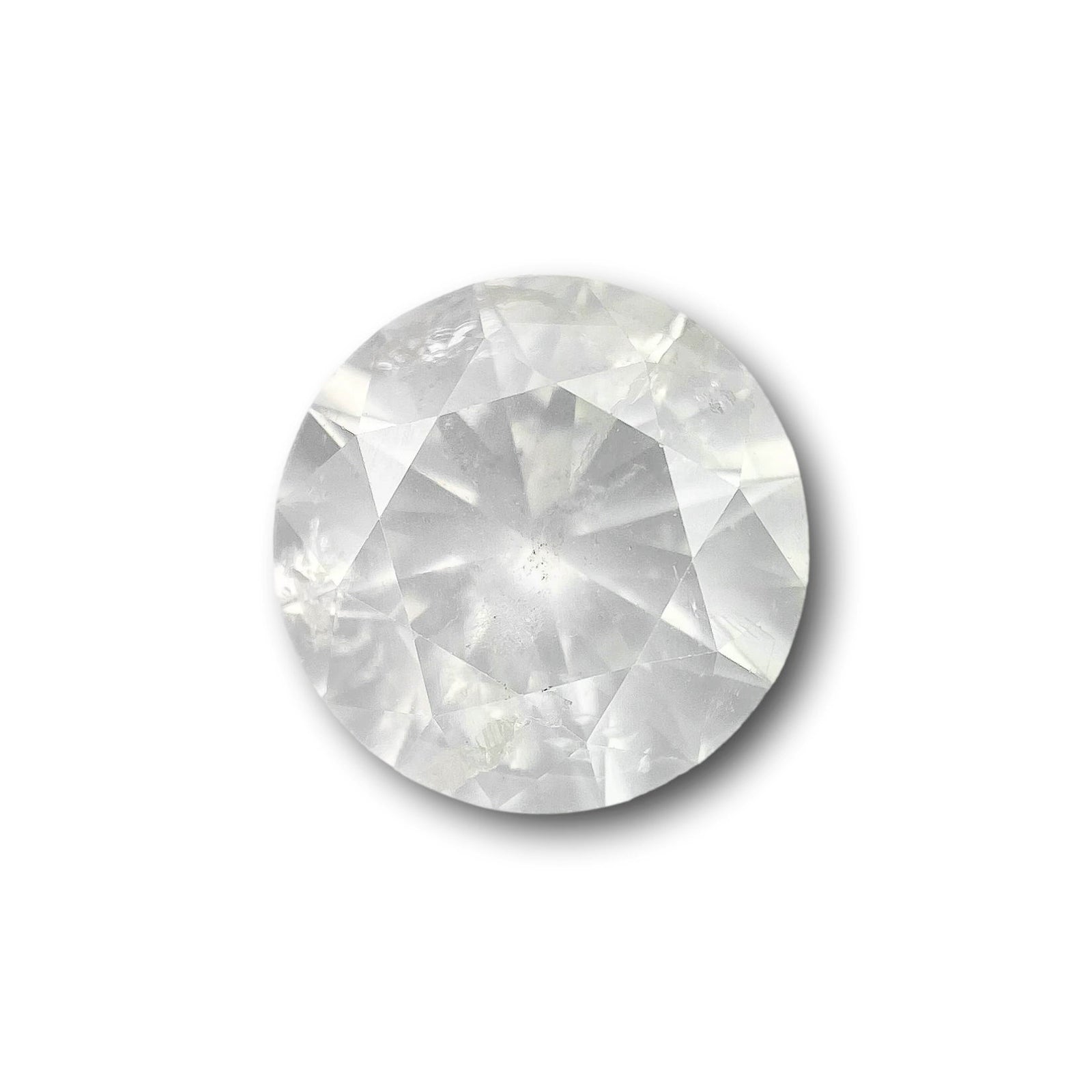 2.52ct | Salt & Pepper Round Shape Rose Cut Diamond - Modern Rustic Diamond