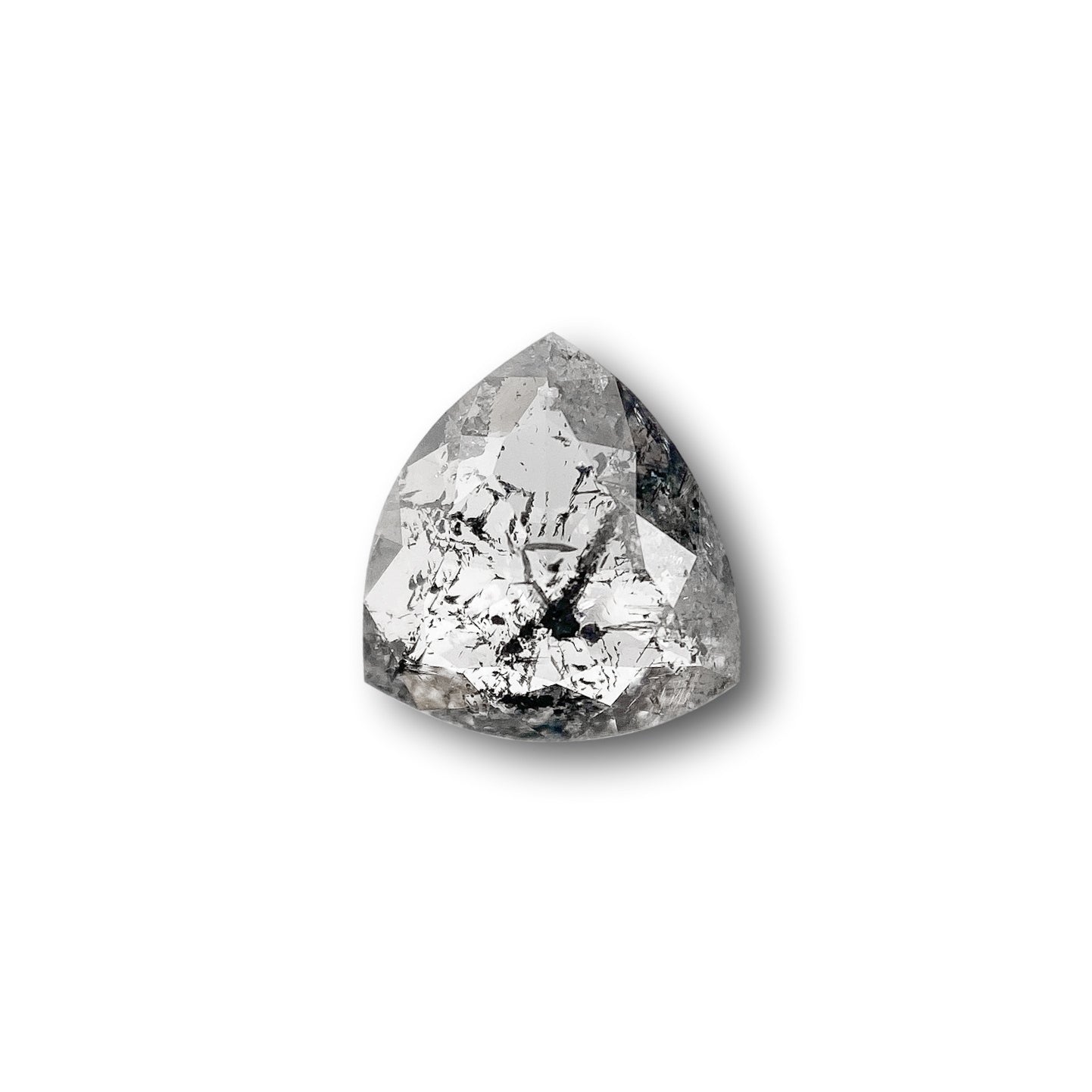 0.85ct | Rustic Triangular Shape Rose Cut Diamond - Modern Rustic Diamond