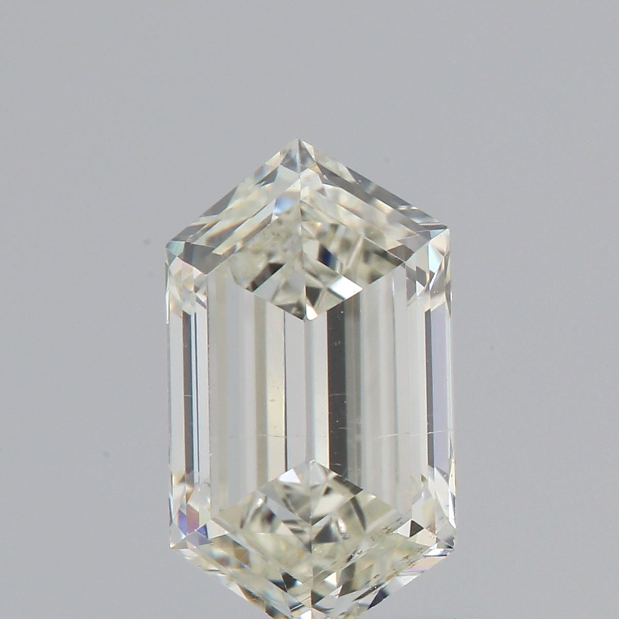 0.79ct | Light Color VS Hexagon Shape Brilliant Cut Diamond - Modern Rustic Diamond