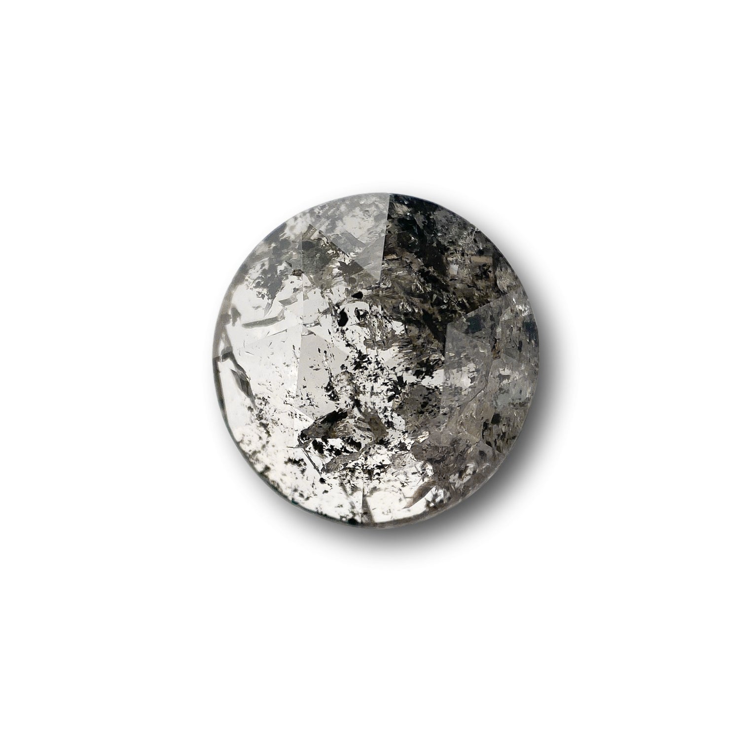 3.13ct | Rustic Round Shape Rose Cut Diamond - Modern Rustic Diamond