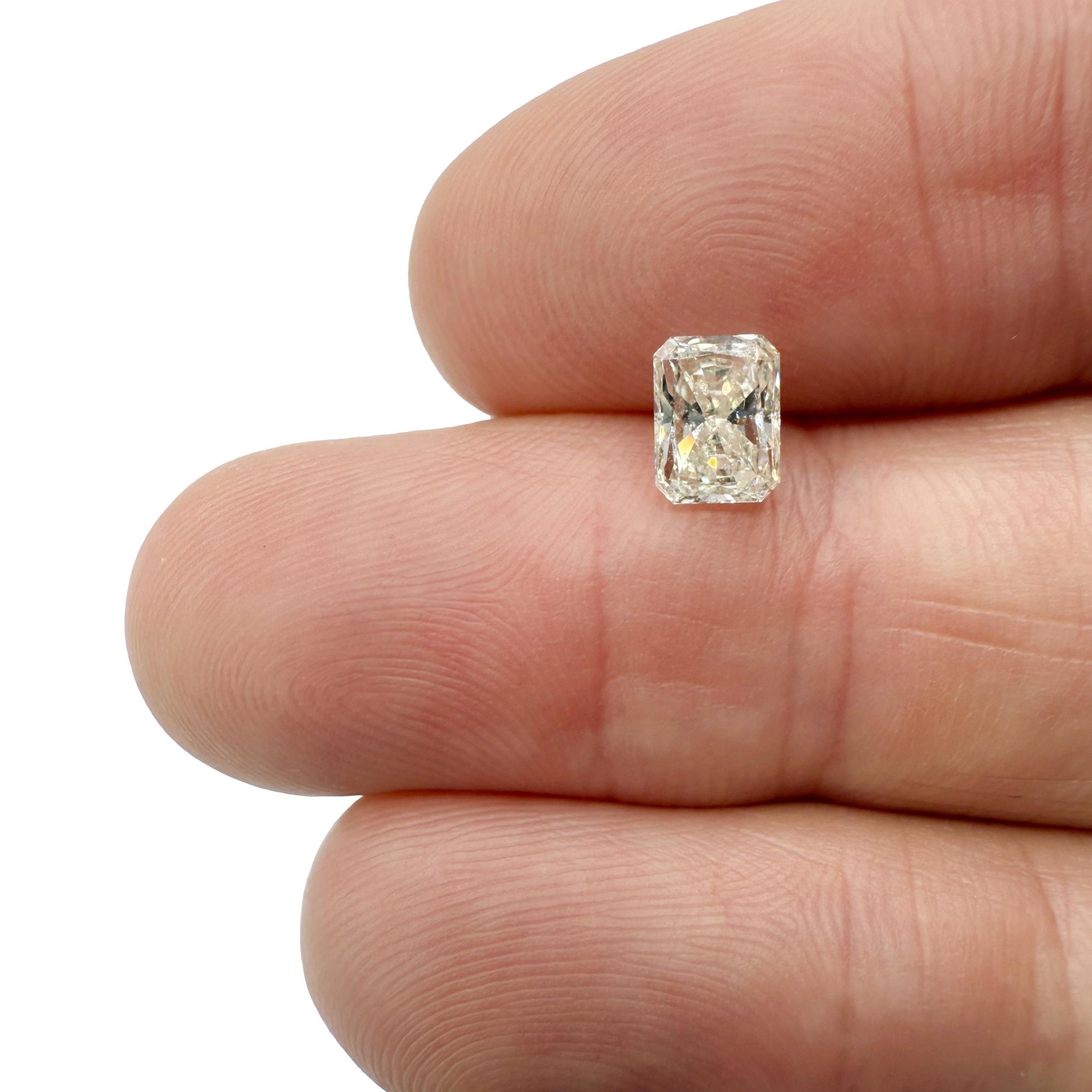 1.01ct | L/VS2 Radiant Shape Brilliant Cut Diamond (GIA) - Modern Rustic Diamond