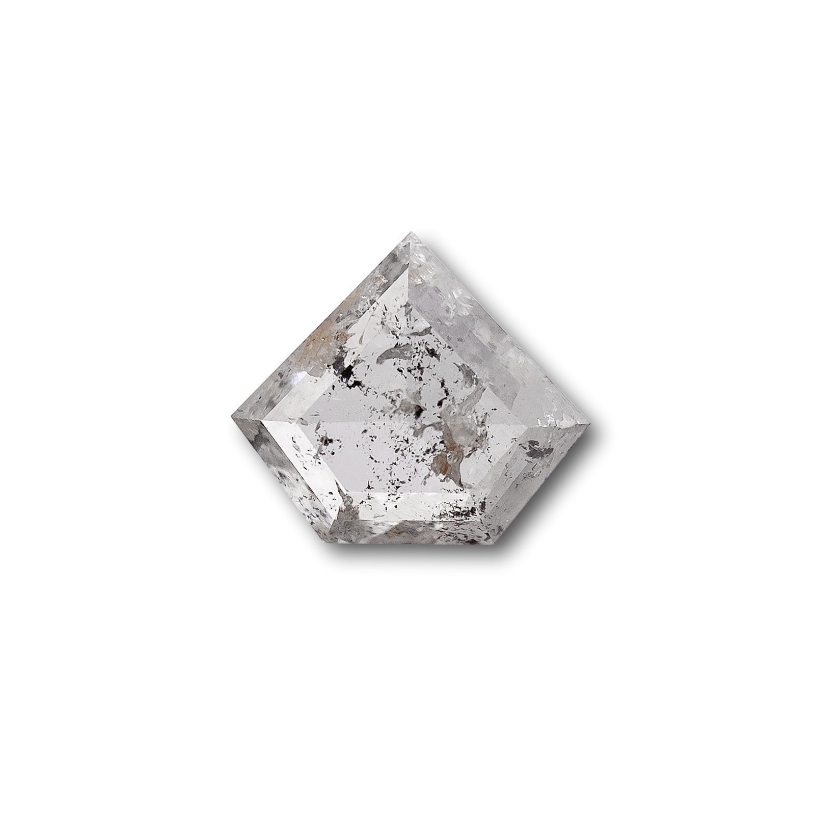 0.58ct | Rustic Shield Shape Step Cut Diamond - Modern Rustic Diamond