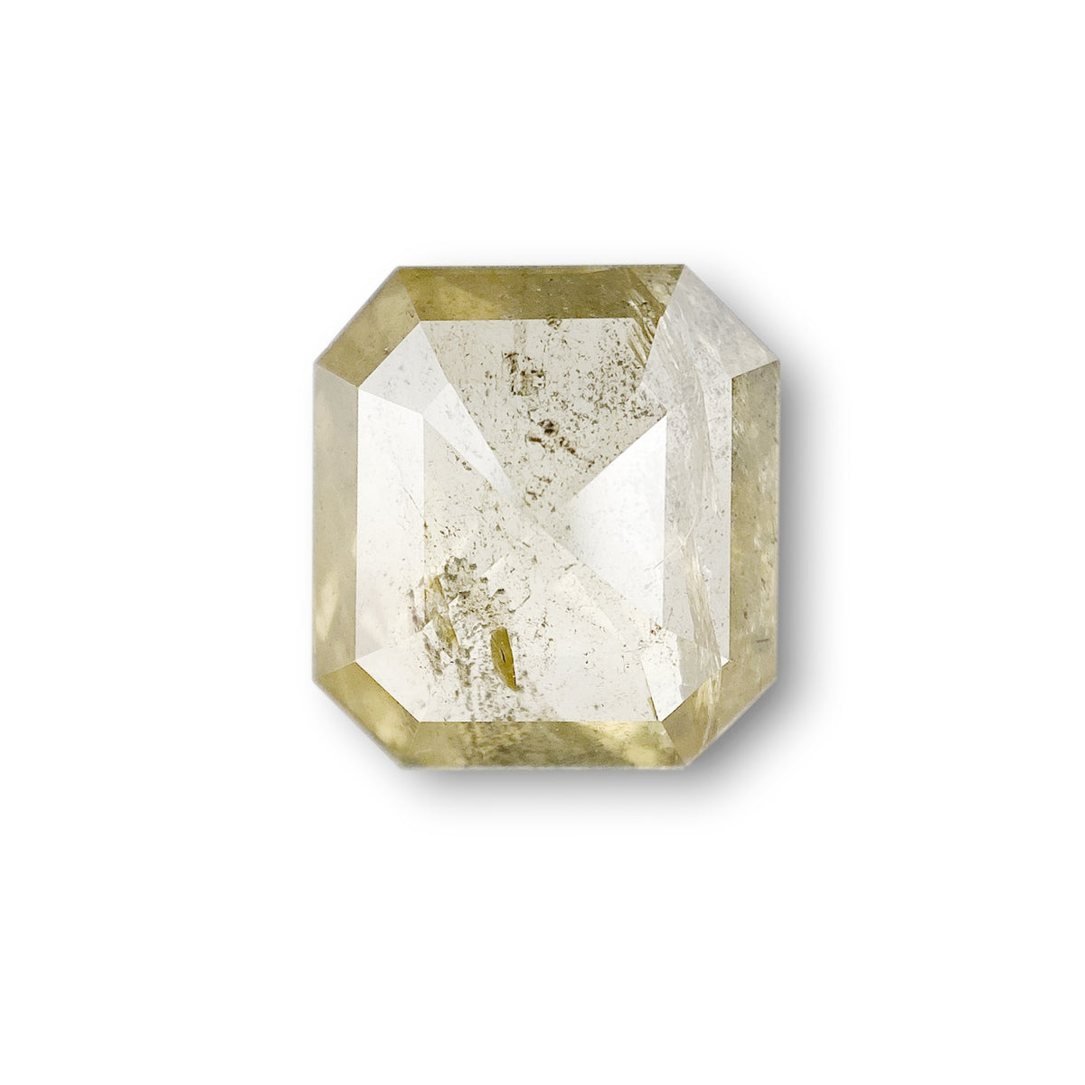 2.62ct | Rustic  Asscher Shape Step Cut Diamond - Modern Rustic Diamond