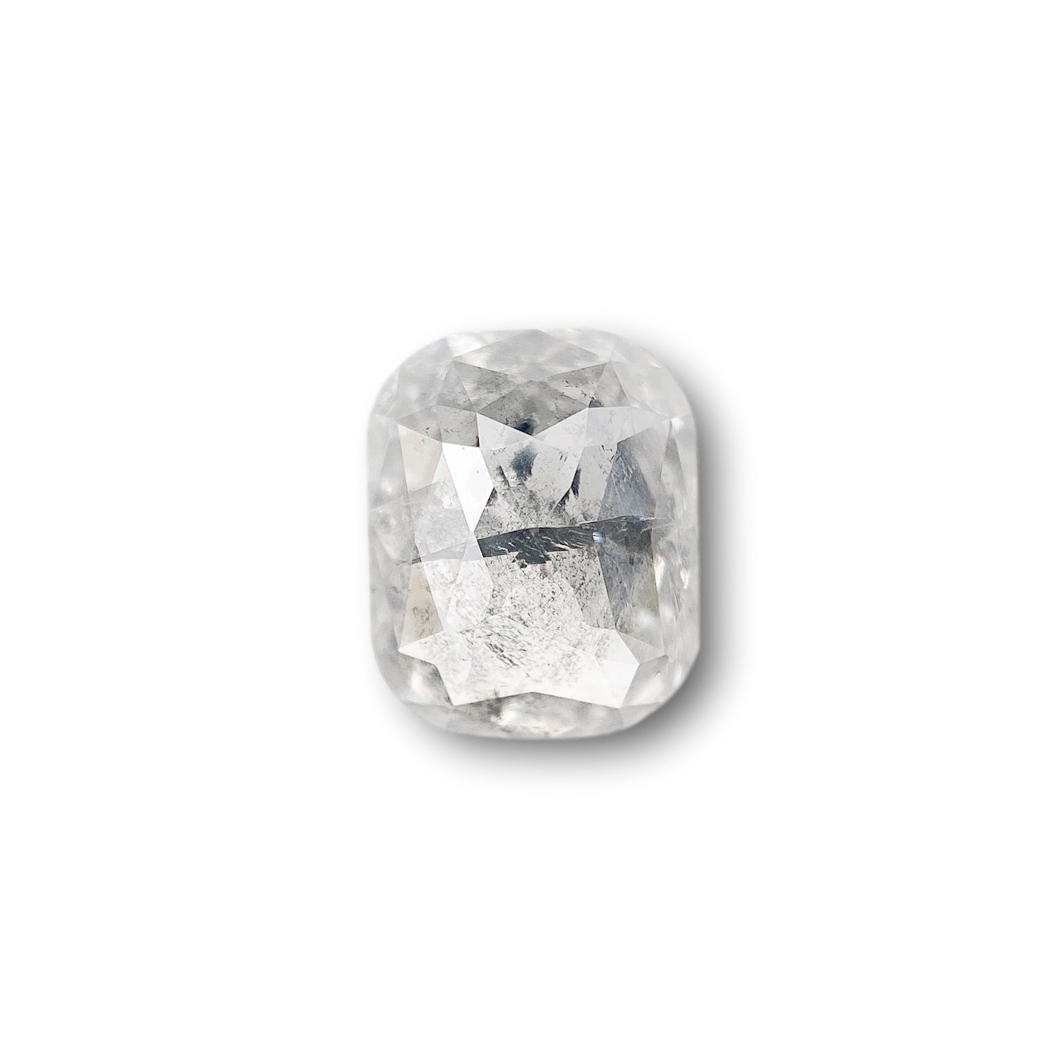 1.27ct | Rustic Cushion Shape Rose Cut Diamond - Modern Rustic Diamond