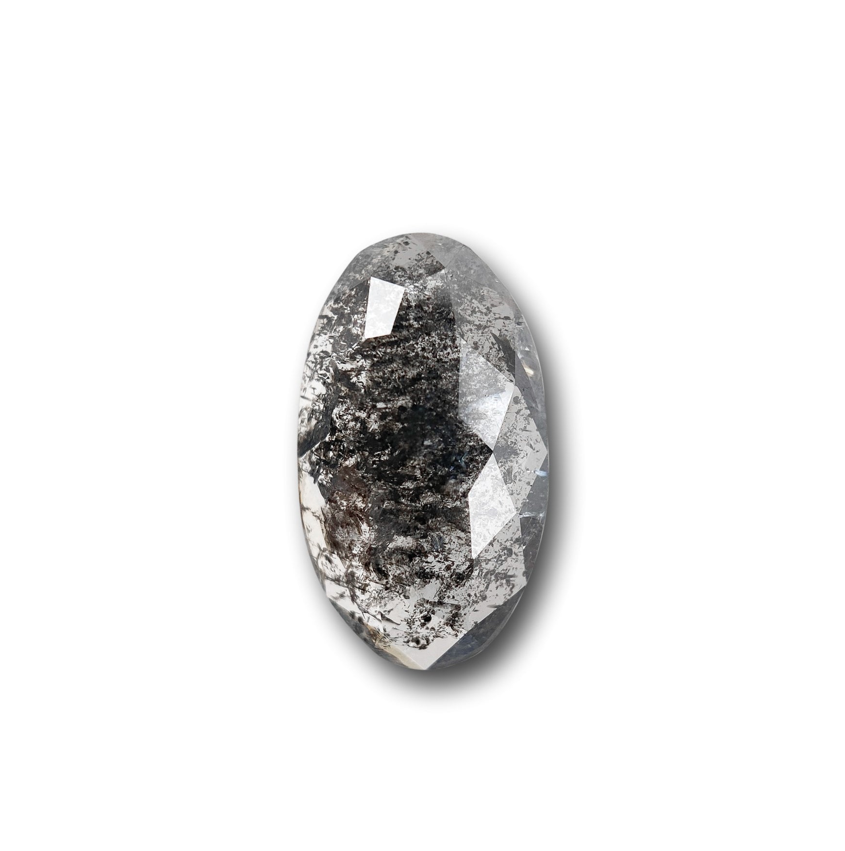 1.26ct | Rustic Oval Shape Rose Cut Diamond - Modern Rustic Diamond