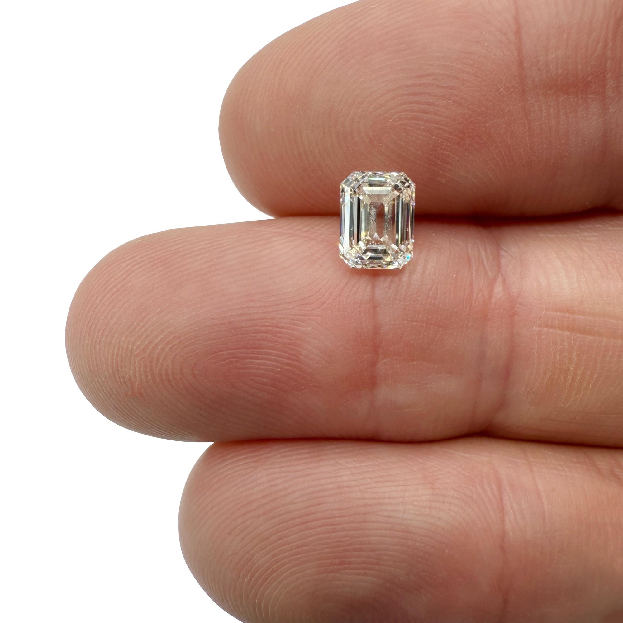1.20ct | J/VVS2 Emerald Shape Brilliant Cut Diamond (GIA) - Modern Rustic Diamond
