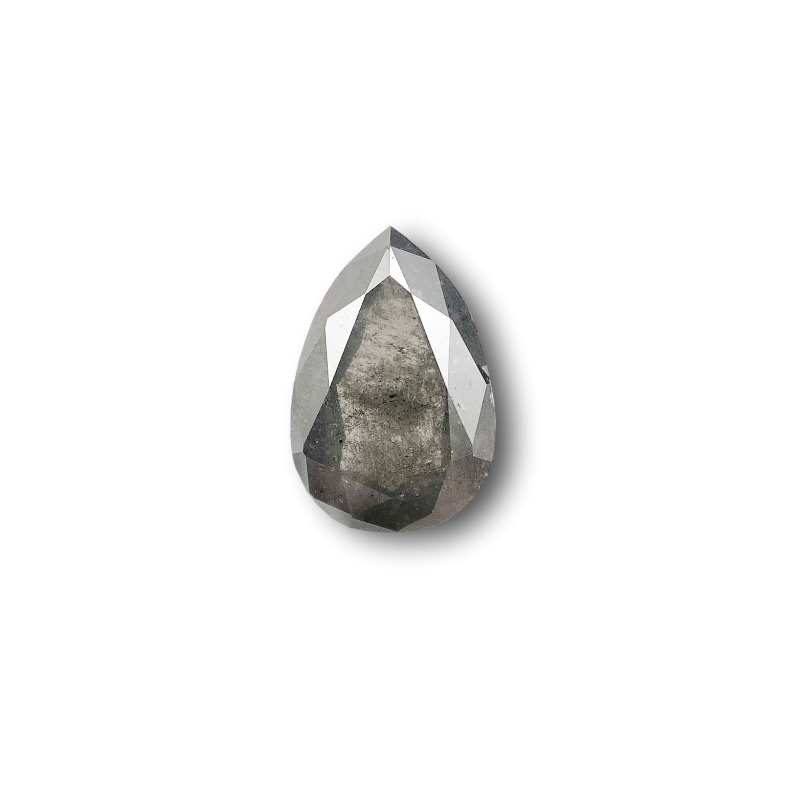0.93ct | Rustic  Pear Shape Brilliant Cut Diamond - Modern Rustic Diamond