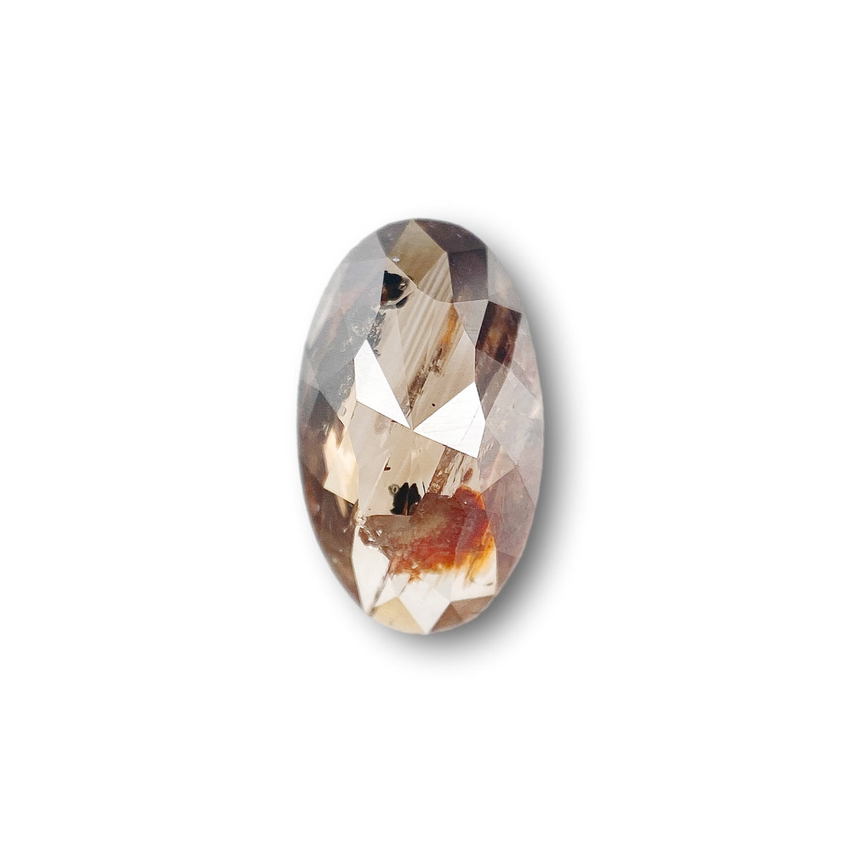 1.03ct | Rustic Oval Shape Rose Cut Diamond - Modern Rustic Diamond