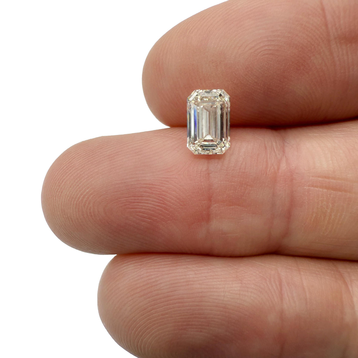 1.50ct | H/VS1 Emerald Shape Brilliant Cut Diamond (GIA) - Modern Rustic Diamond