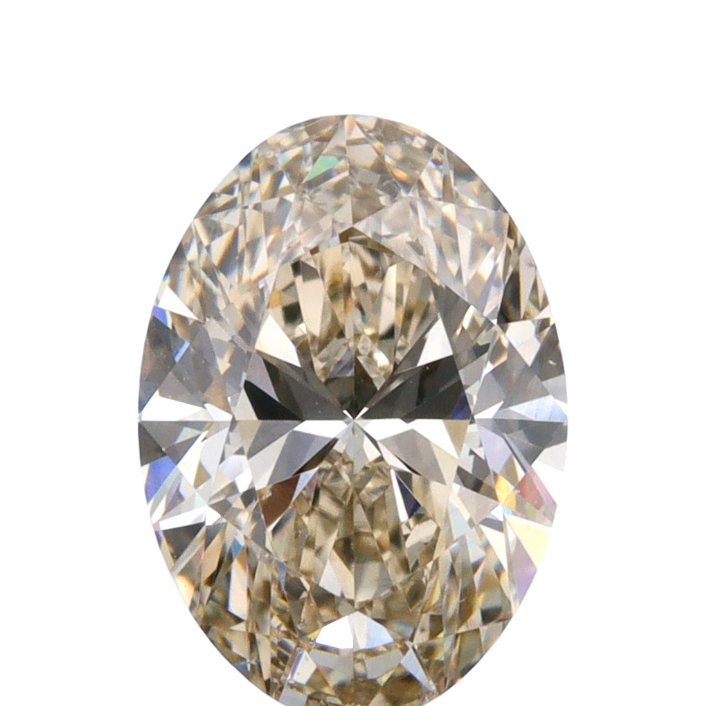 1.00ct | Champagne VS-SI Oval Shape Brilliant Cut Diamond - Modern Rustic Diamond