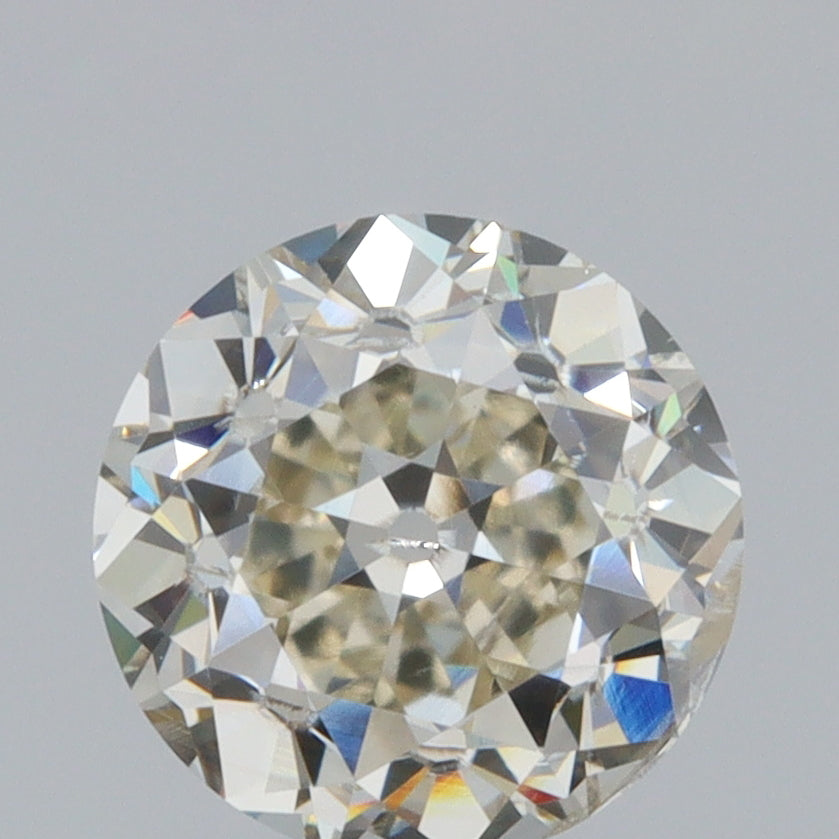 0.92ct | J-K/SI Round Shape Old European Cut Diamond - Modern Rustic Diamond