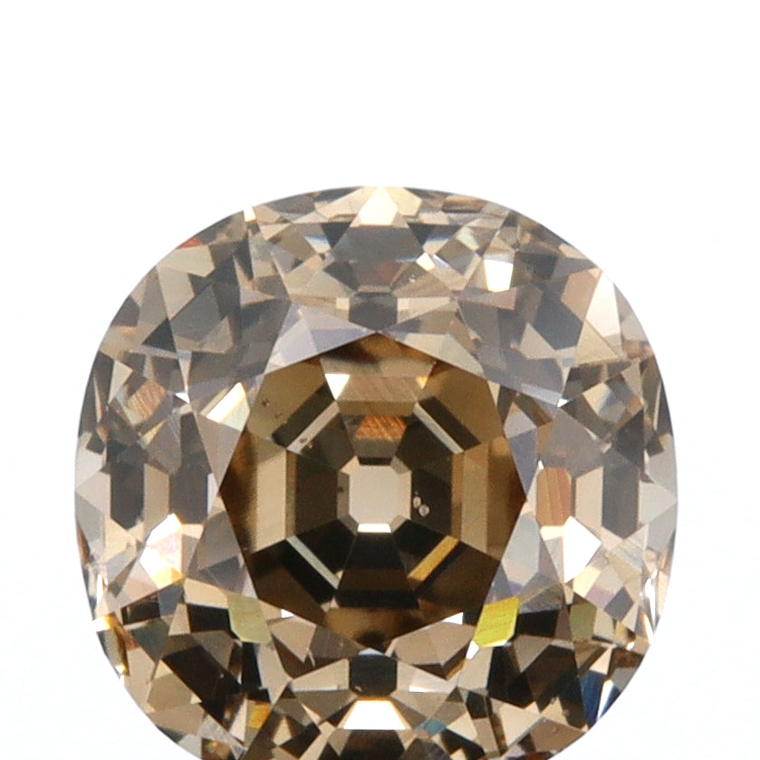 1.08ct | Champagne SI1 Cushion Shape Old Mine Cut Diamond (GIA) - Modern Rustic Diamond