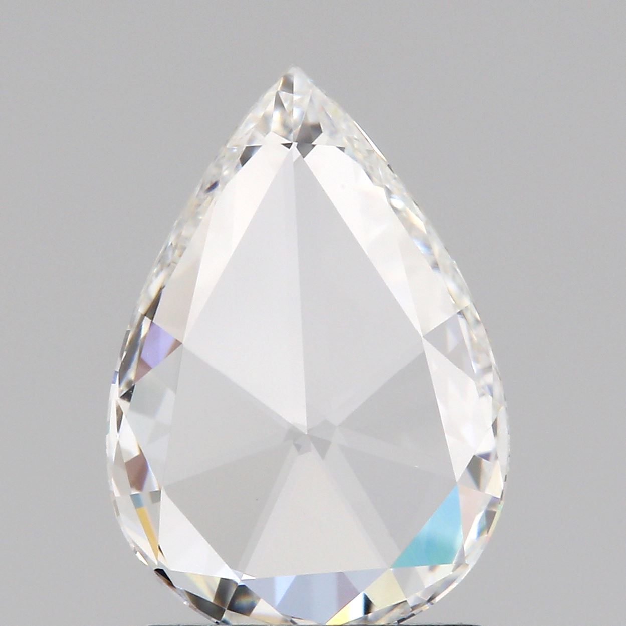 1.10ct | F/VVS1 Pear Shape Rose Cut Diamond (GIA) - Modern Rustic Diamond