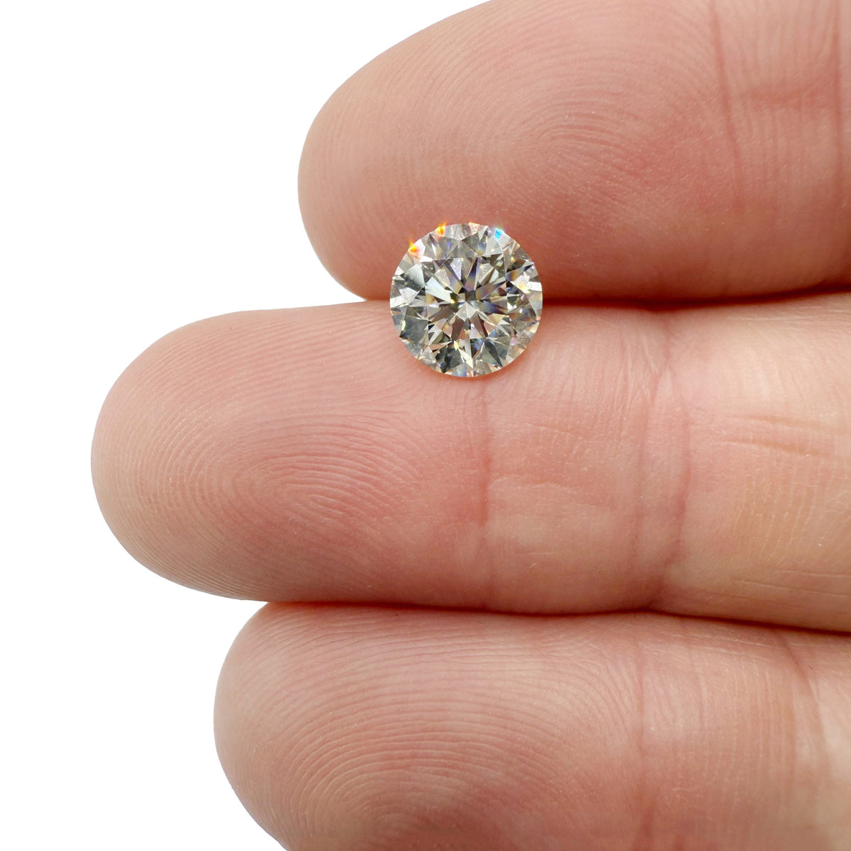 1.70ct | M/VVS2 Round Shape Brilliant Cut Diamond (GIA) - Modern Rustic Diamond