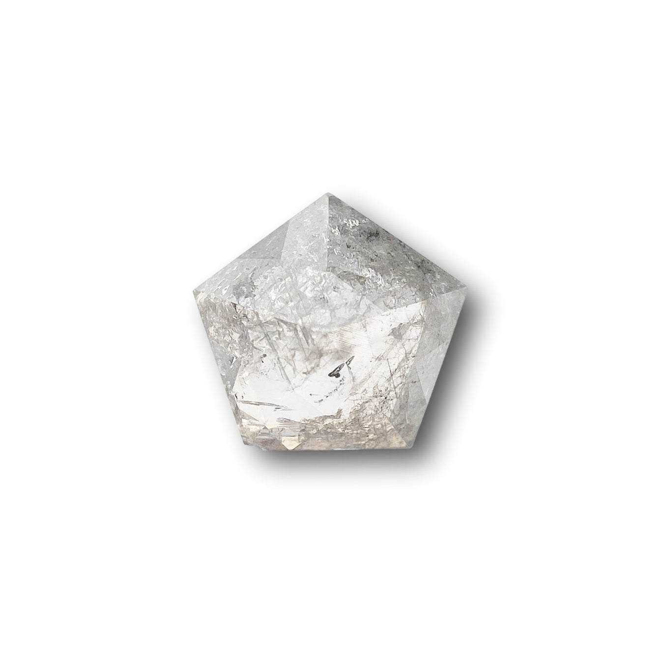 0.69ct | Rustic  Shield Shape Rose Cut Diamond - Modern Rustic Diamond