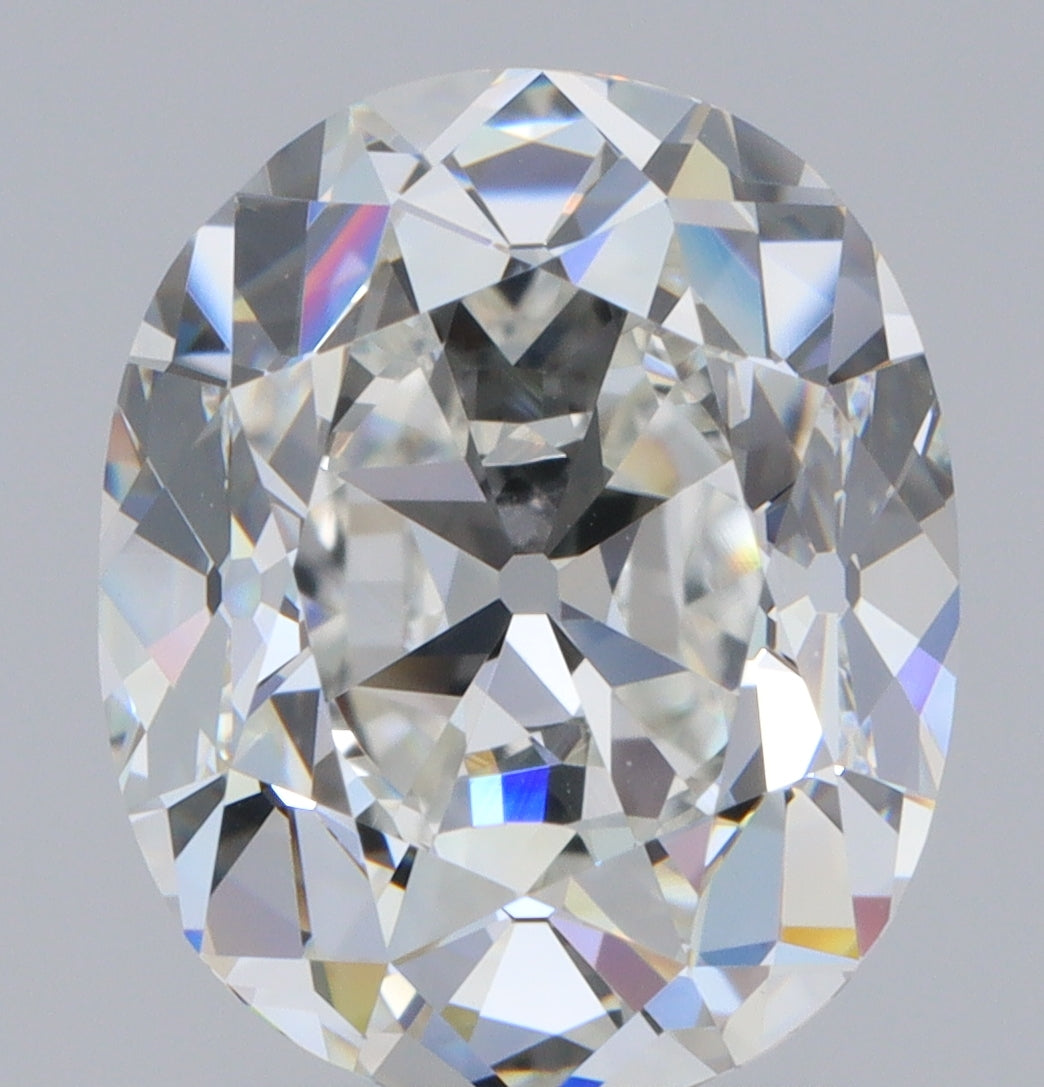3.02ct | H/VVS1 Oval Shape Old Mine Cut Diamond (GIA) - Modern Rustic Diamond