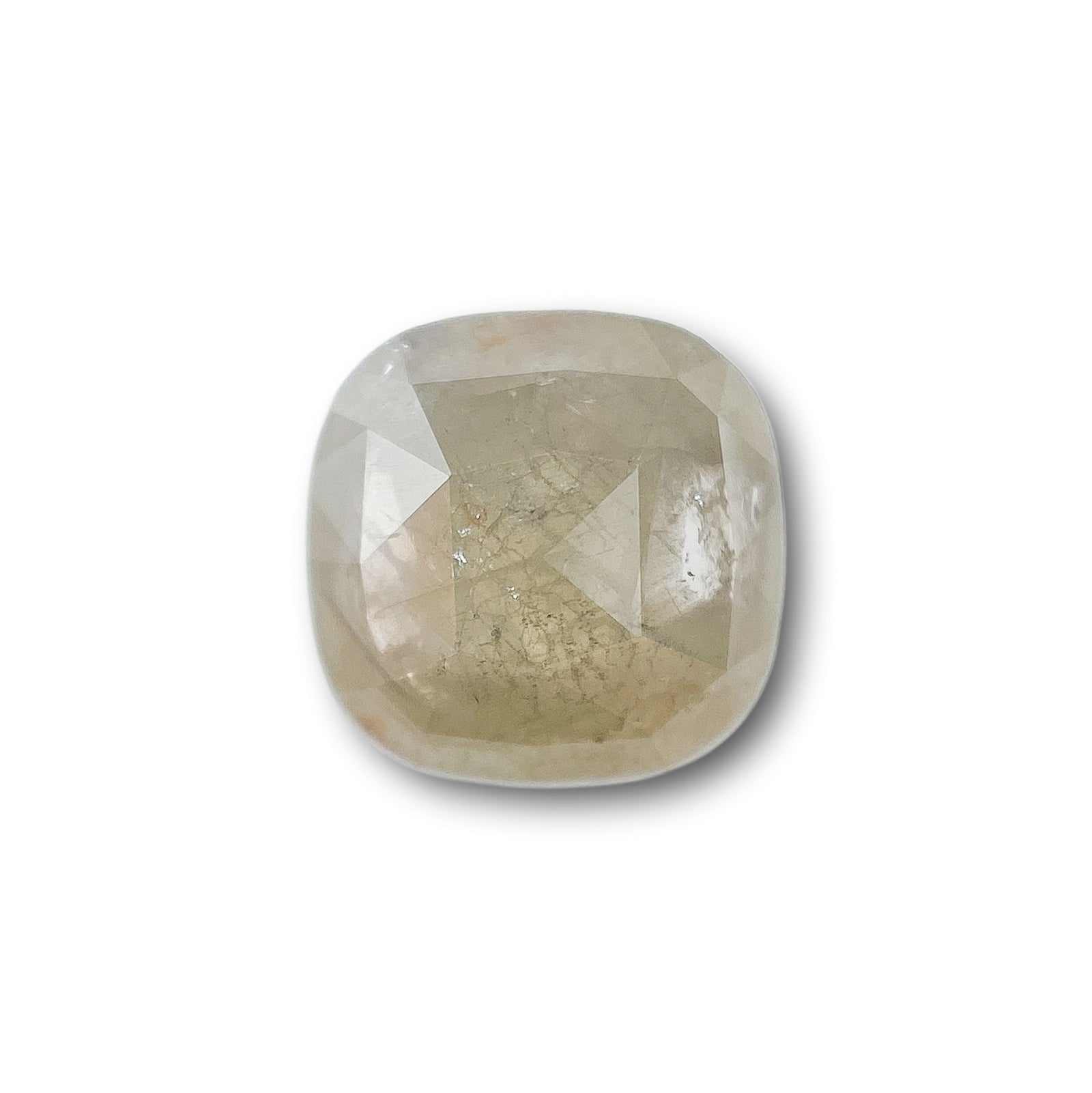 1.44ct | Rstc/ Cushion Shape Rose Cut Diamond - Modern Rustic Diamond