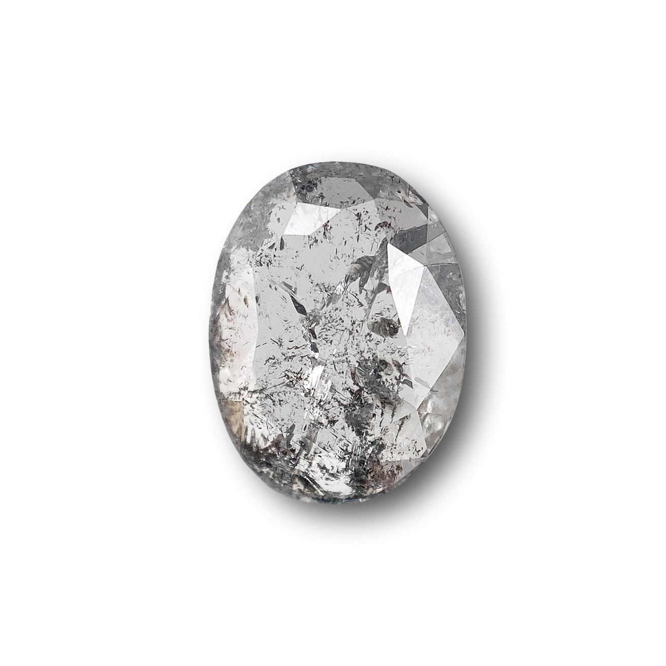 1.23ct | Rustic Oval Shape Rose Cut Diamond - Modern Rustic Diamond