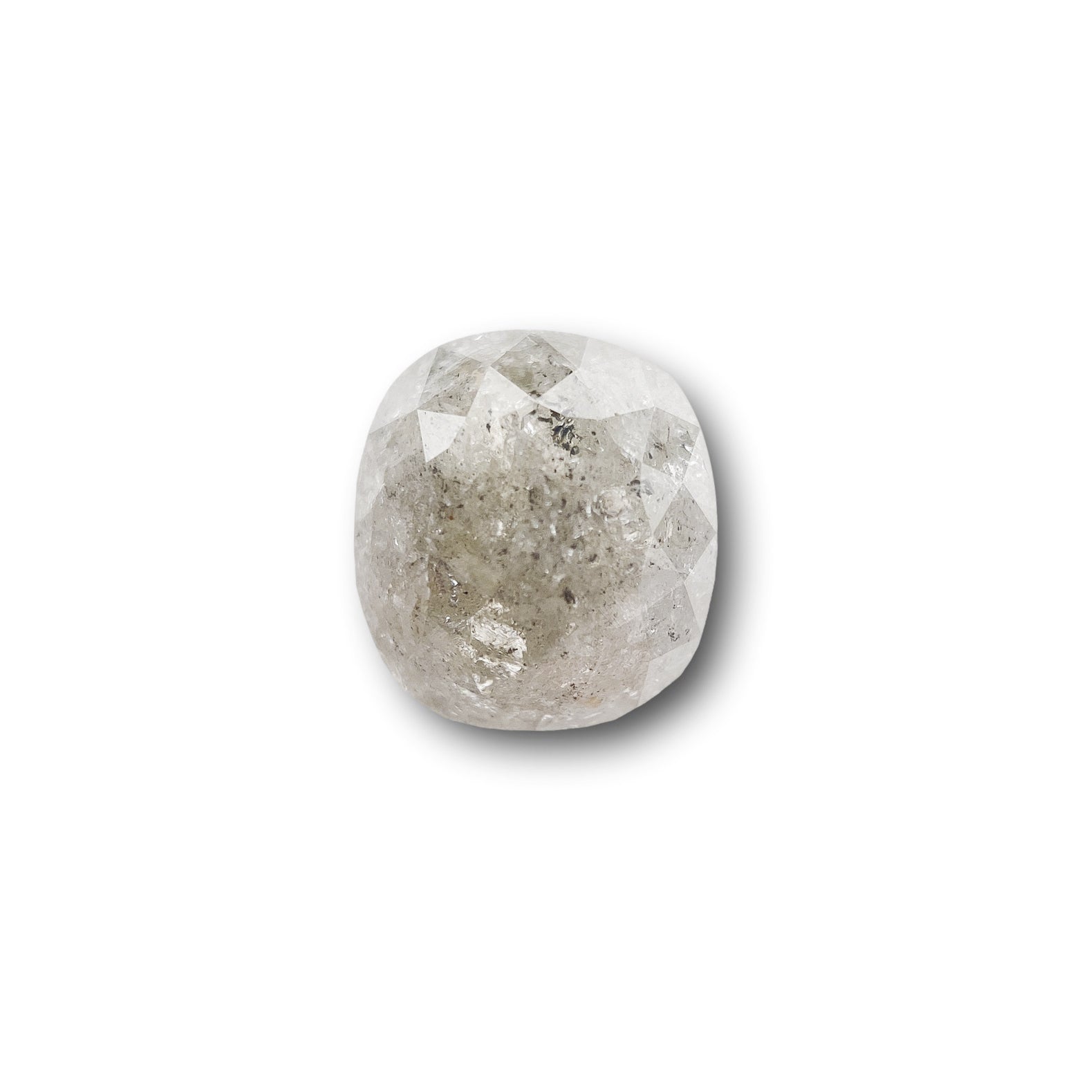 1.30ct | Rustic  Cushion Shape Rose Cut Diamond - Modern Rustic Diamond