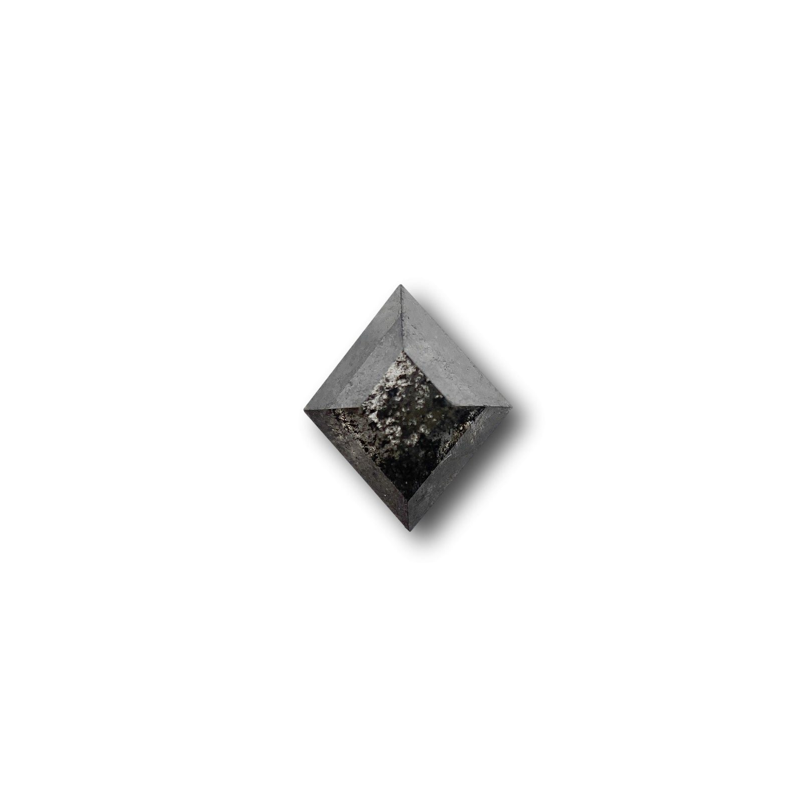 1.04ct | Salt & Pepper Lozenge Shape Rose Cut Diamond - Modern Rustic Diamond