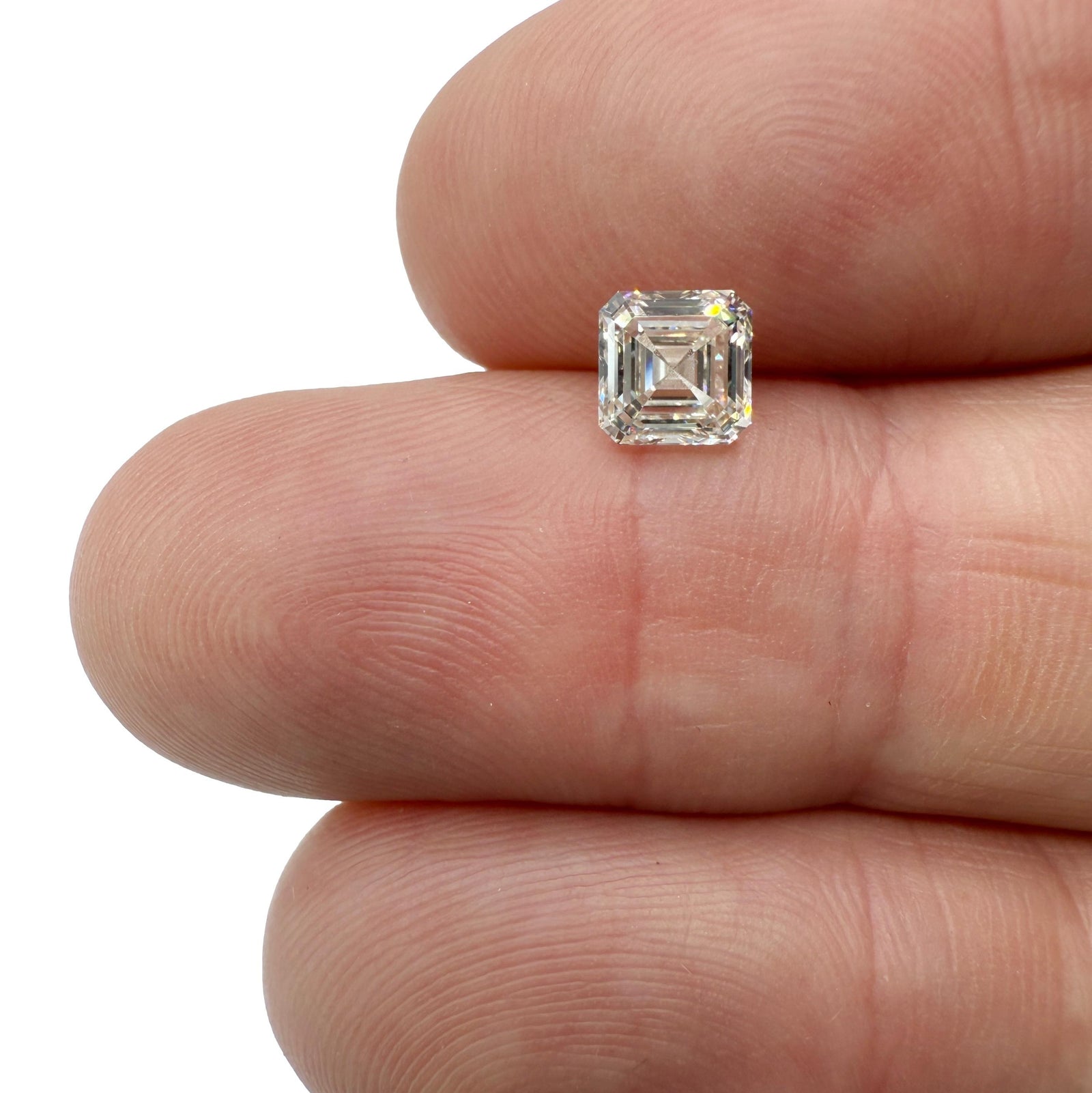 1.01ct | I/VS1 Asscher Shape Step Cut Diamond (GIA) - Modern Rustic Diamond