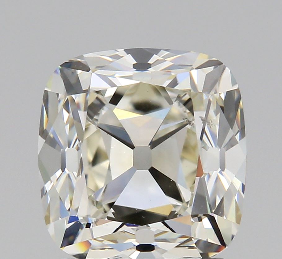 2.01ct | K/SI1 Cushion Shape Vintage Old Mine Cut Diamond (GIA) - Modern Rustic Diamond