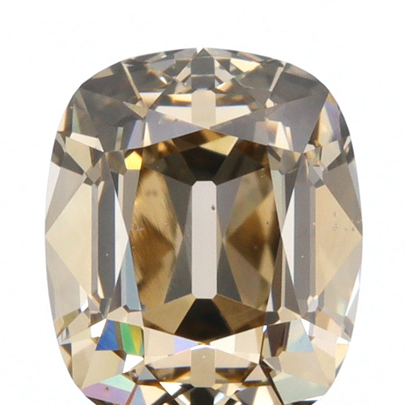 1.19ct | Champagne SI1 Cushion Shape Old Mine Cut Diamond (GIA) - Modern Rustic Diamond