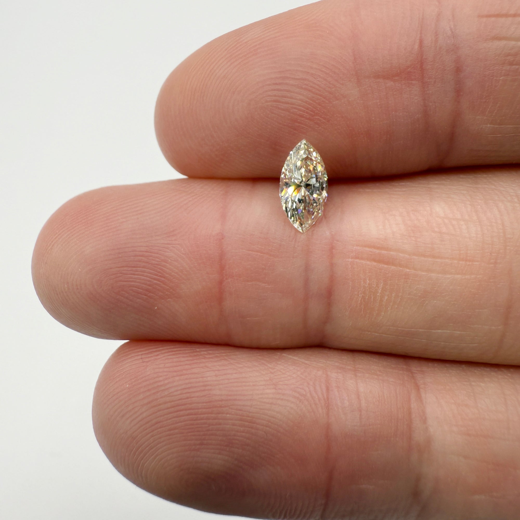 0.71ct | L/VS2 Marquise Shape Brilliant Cut Diamond (GIA) - Modern Rustic Diamond