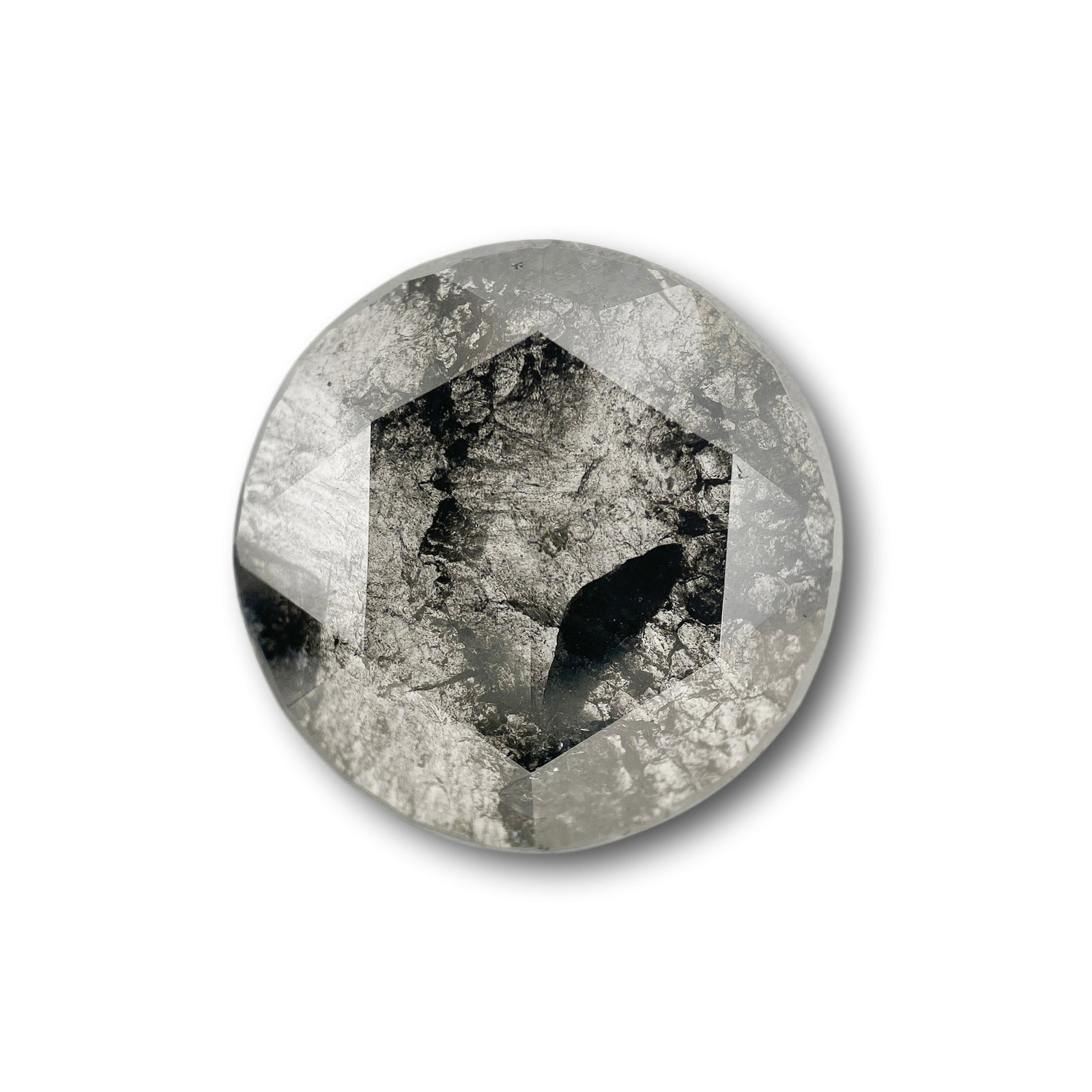 8.68ct | Rustic Round Shape Rose Cut Diamond - Modern Rustic Diamond