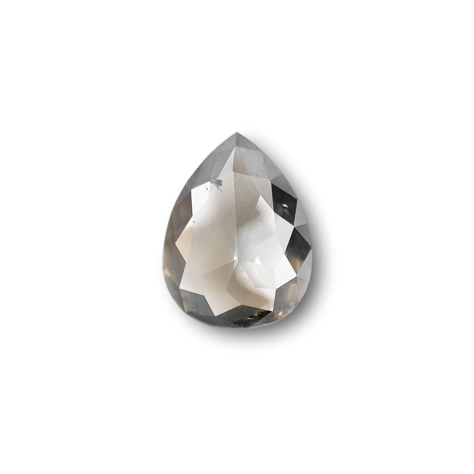 1.05ct | Rustic Pear Shape Rose Cut Diamond - Modern Rustic Diamond