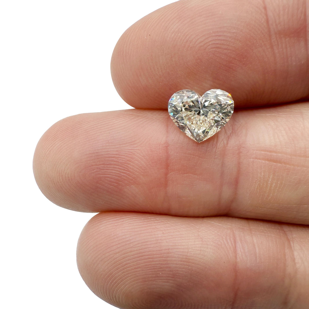1.21ct | G/SI1 Heart Shape Brilliant Cut Diamond (EGL USA) - Modern Rustic Diamond