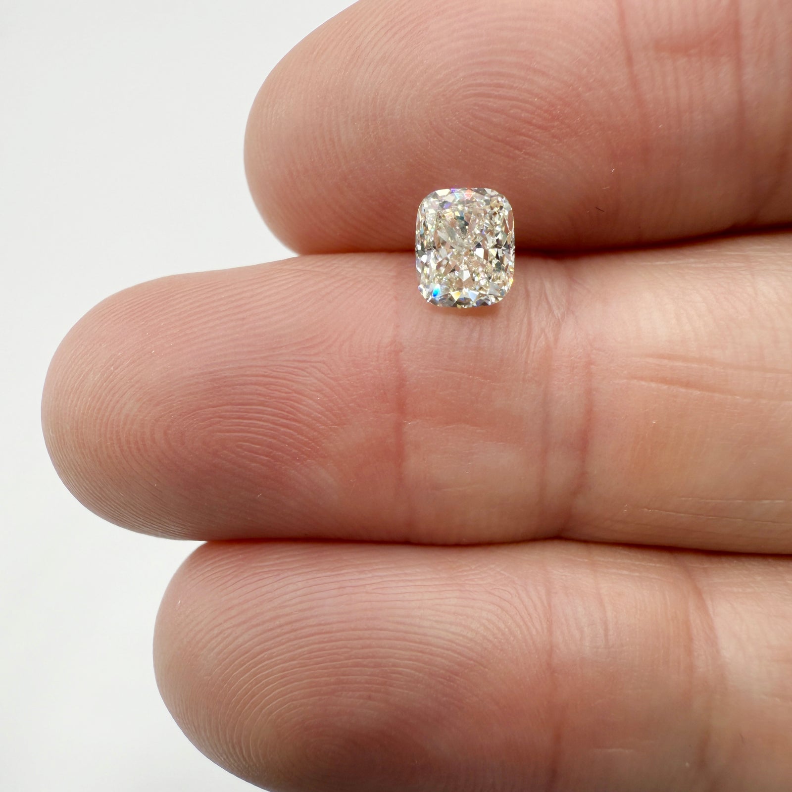1.03ct | L/SI2 Cushion Shape Brilliant Cut Diamond (GIA) - Modern Rustic Diamond