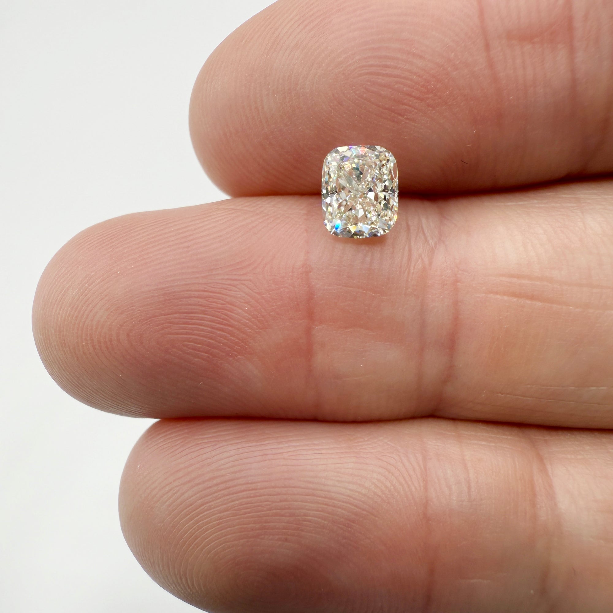 1.03ct | L/SI2 Cushion Shape Brilliant Cut Diamond (GIA) - Modern Rustic Diamond