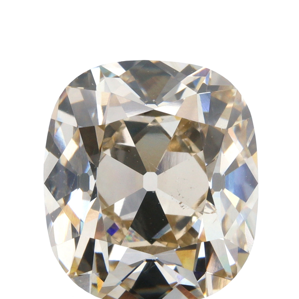 1.79ct | Champagne VS Cushion Shape Old Mine Cut Diamond - Modern Rustic Diamond