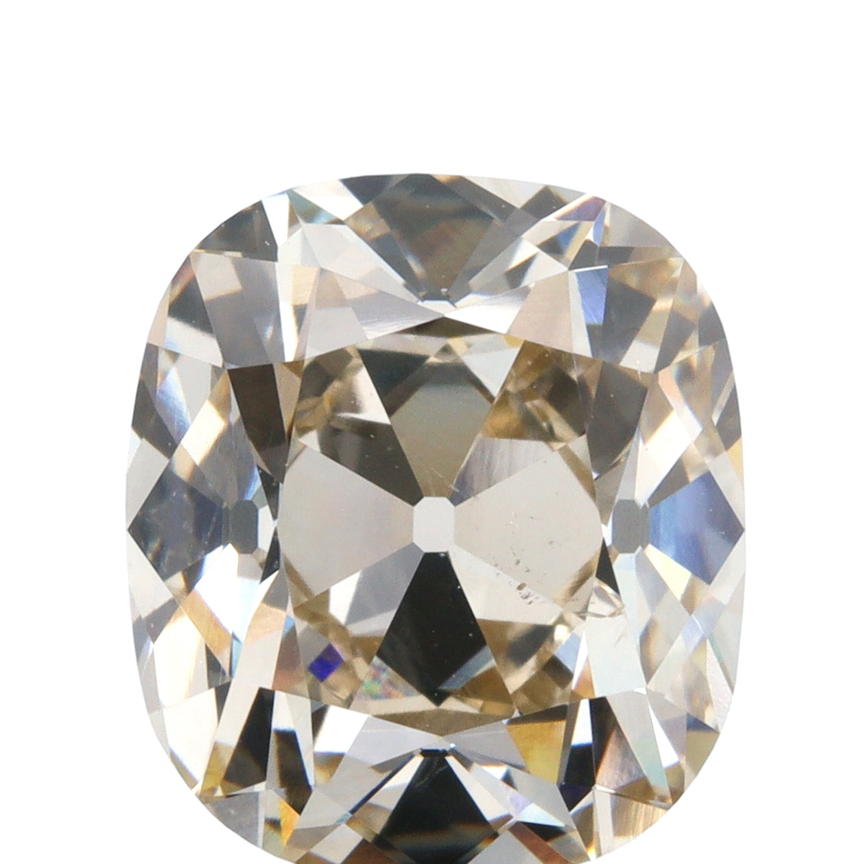 1.79ct | Champagne VS Cushion Shape Old Mine Cut Diamond - Modern Rustic Diamond