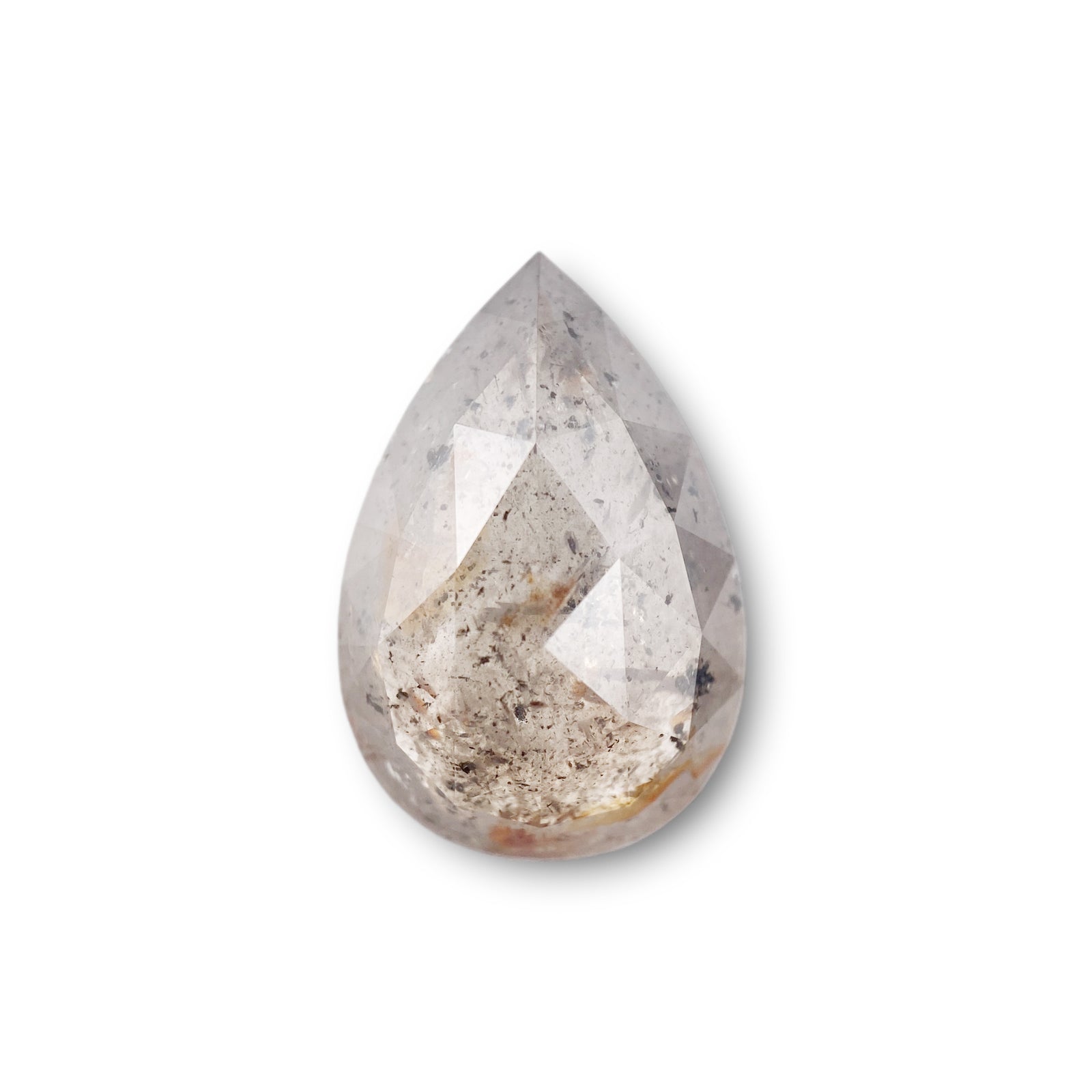 6.46ct | Rustic  Pear Shape Brilliant Cut Diamond - Modern Rustic Diamond