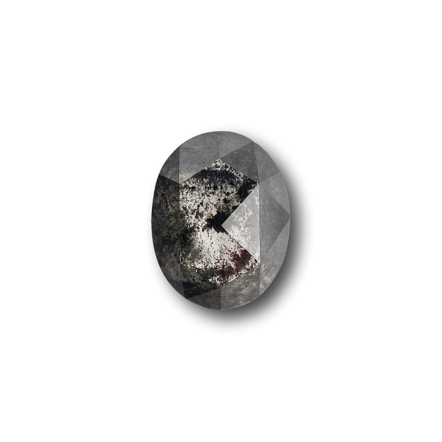 1.41ct | Rustic  Oval Shape Rose Cut Diamond - Modern Rustic Diamond